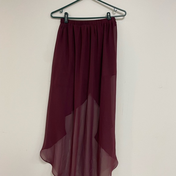 Purple Mullet Skirt - Picture 3 of 3